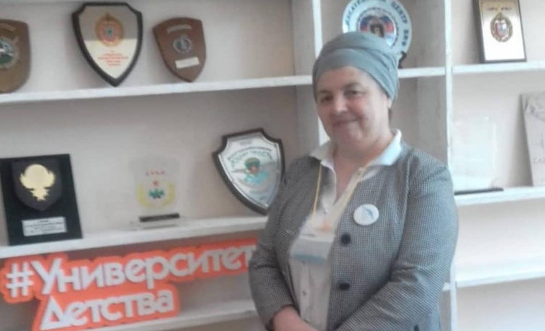 Аслижан Газаева , учитель родного (балкарского) языка и литературы школы № 1 им. А.Ж. Доттуева, с.п. Кёнделен - победитель в номинации "За мудрость в профессии"  XII Всероссийского конкурса «Учитель здоровья России».