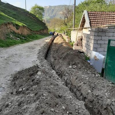 Реконструкция сетей водоснабжения в с.п.Кенделен .