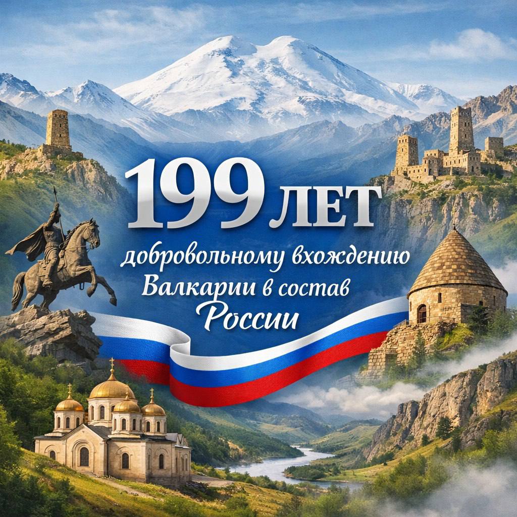199 лет добровольному вхождению Балкарии в состав Российского Государства.